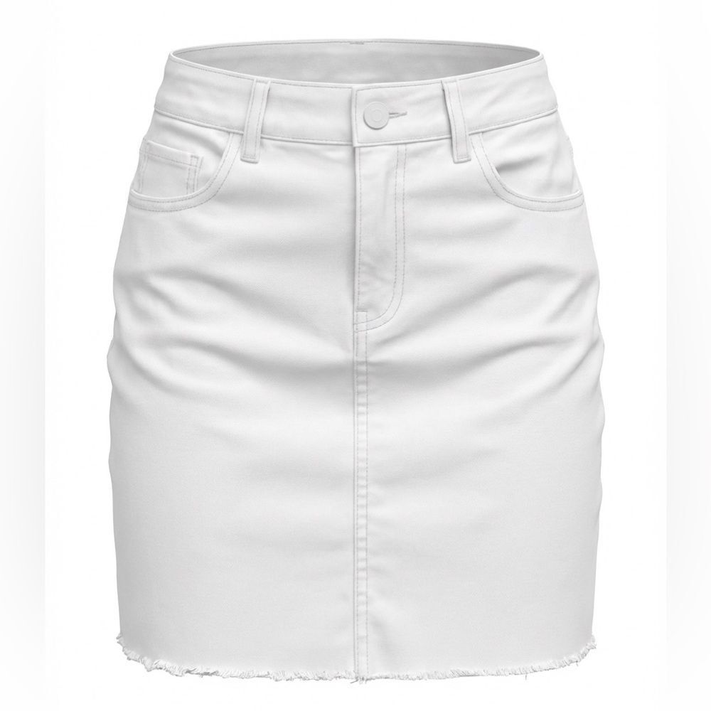 VINEYARD VINES WOMENS DENIM SKIRT WHITE SIZE 8